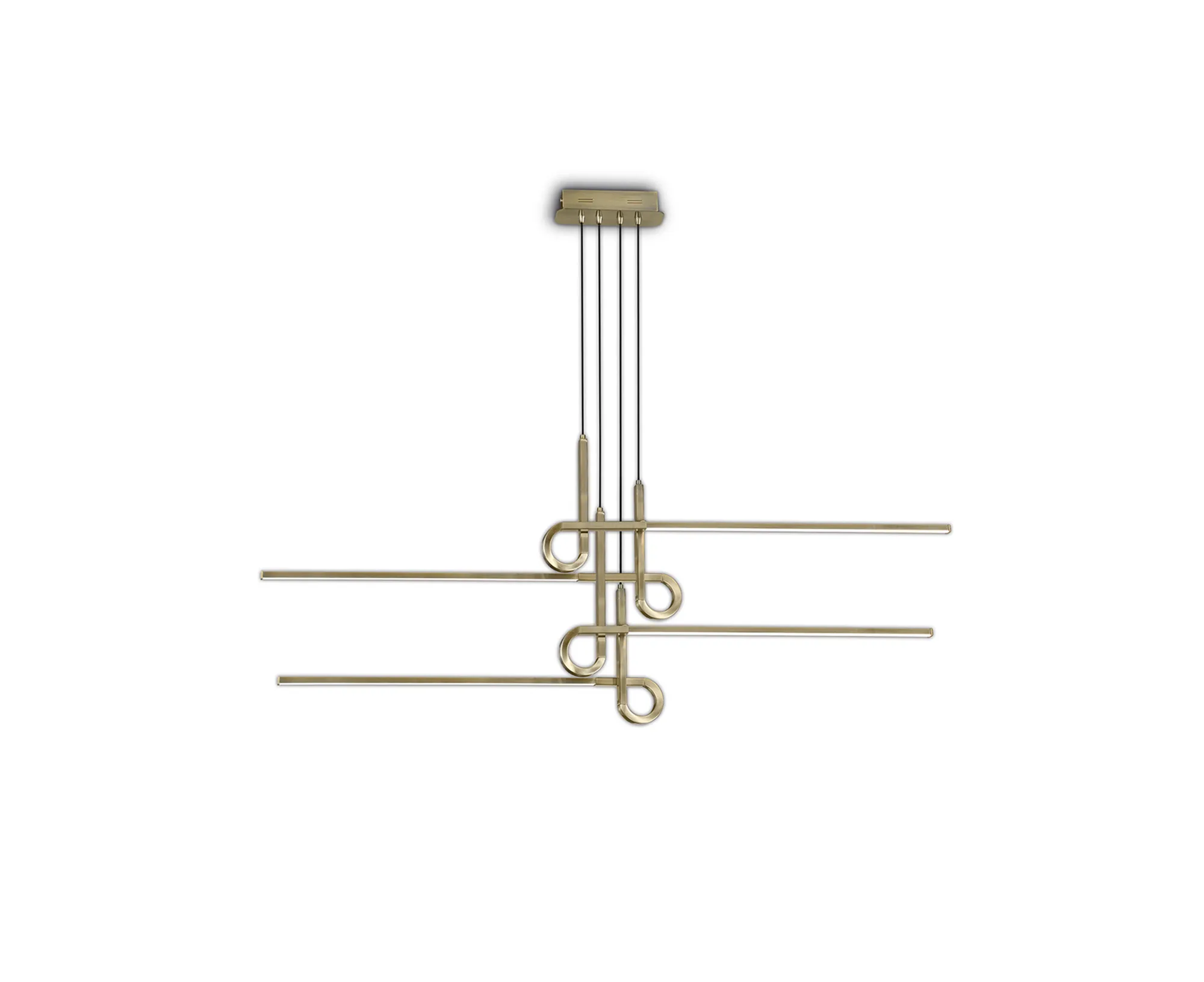 M6123  Cinto Pendant 42W LED Antique Brass